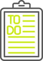 To Do List Virtual Visual Pattern vector