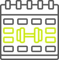 Calender Efficient Flat Badge vector