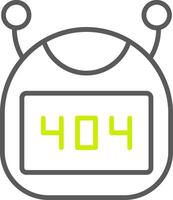 Bot Virtual Symbol Sketch vector