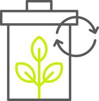 Recycle Seamless Digital Mark vector