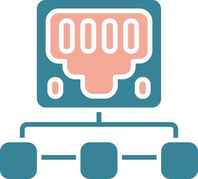 Local Area Network Virtual Visual Pattern vector