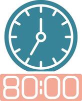 Timer Expressive App Emblem vector