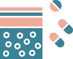 Drug Efficient UI Stamp vector