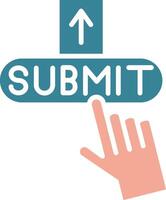 Submit Global Digital Mark vector