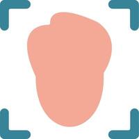 Face Scanner Intuitive Grid Token vector