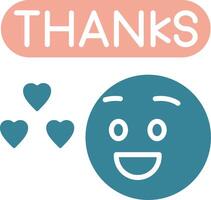 Thank You Unified UI Stamp vector
