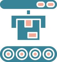 Conveyor Belt Expressive Symbol Sketch vector