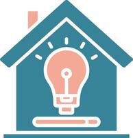 Light Control Simplified Line Art vector