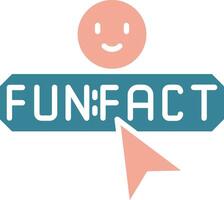 Fun Fact Expressive Digital Mark vector