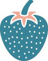 Strawberry Streamlined UI Token vector