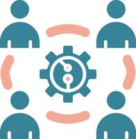 Employee Simplified UX Display vector