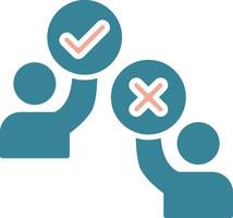 Activist Crystal Core Icon vector
