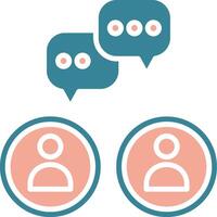 Conversation Neon UX Form vector