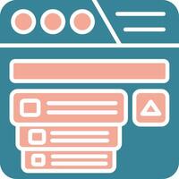 Drop Down Menu Global Digital Mark vector