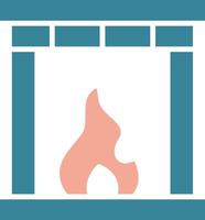 Fireplace Efficient Symbol Sketch vector
