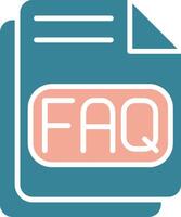 Faq Seamless Visual Pattern vector