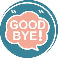 Good Bye Colorful System Element vector