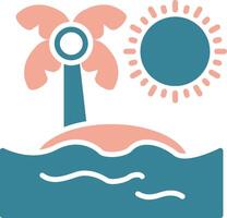 Island Crystal Web Symbol vector