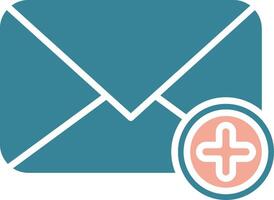 Mail Crystal UI Stamp vector