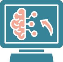 Artificial Expressive App Emblem vector