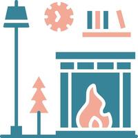 Fireplace Expressive Web Symbol vector