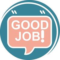 Good Job Futuristic Graphic Module vector