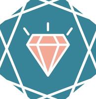 Diamond Colorful Symbol Sketch vector
