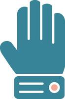 Hand Efficient Style Glyph vector
