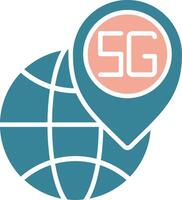 Location Global Style Glyph vector