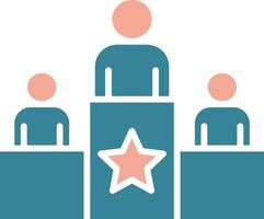 Team Leader Expressive Unit vector