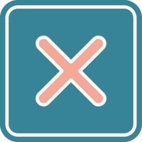 Cross Expressive Web Symbol vector