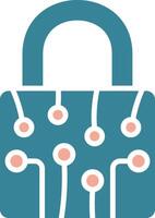 Padlock Expressive Web Symbol vector