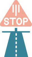 Stop Expressive Digital Mark vector