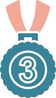 3rd Prize Seamless Digital Mark vector