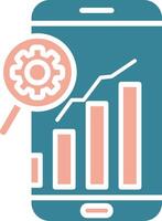 Analytics Colorful Symbol Sketch vector