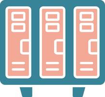 Lockers Simplified UX Display vector