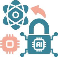 Security Seamless Core Icon vector