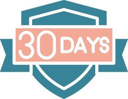 30 Days Seamless Visual Pattern vector
