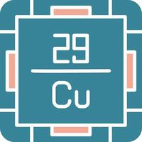 Copper Colorful Core Icon vector