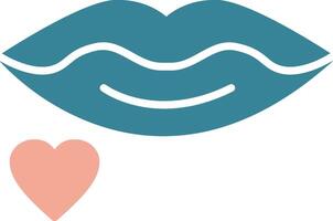 Lips Global Core Icon vector