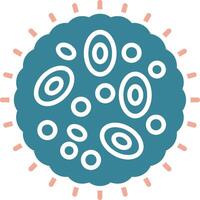 White Blood Cell Virtual Visual Pattern vector