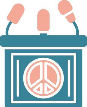 Debate Virtual Visual Pattern vector