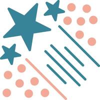 Galaxy Crystal Core Icon vector