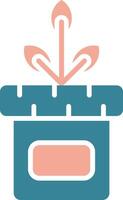 Plant Virtual Core Icon vector