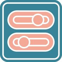 Switch Colorful Web Symbol vector