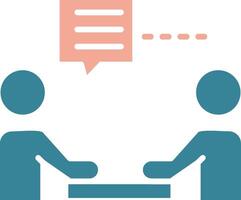 Meeting Colorful Web Symbol vector