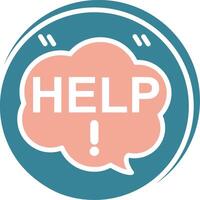 Help Bold Graphic Module vector