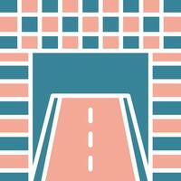 Racetrack Simplified Tech Element vector