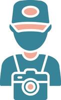 Photographer Dynamic Interface Object vector