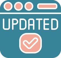 Updated Vibrant Core Icon vector